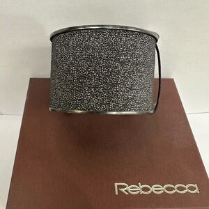 Rebecca Black and Silver Bracelet